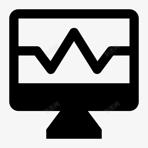 计算机分析图形线条图标svg_新图网 https://ixintu.com 变化 商业和金融收集集 图形 报告 线条 计算机分析