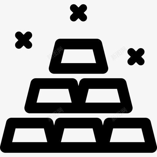 黄金海盗直系图标svg_新图网 https://ixintu.com 海盗 直系 黄金