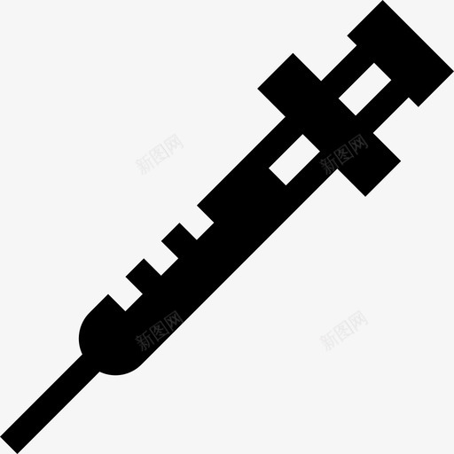 注射器工具和器具实验室设备1图标svg_新图网 https://ixintu.com 实验室设备1 工具和器具 注射器