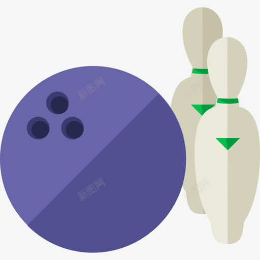 保龄球运动12持平图标svg_新图网 https://ixintu.com 保龄球 持平 运动12