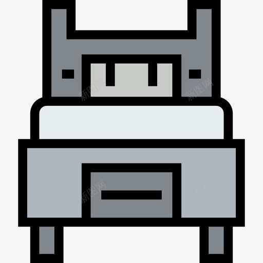 床睡眠时间2线性颜色图标svg_新图网 https://ixintu.com 床 睡眠时间2 线性颜色