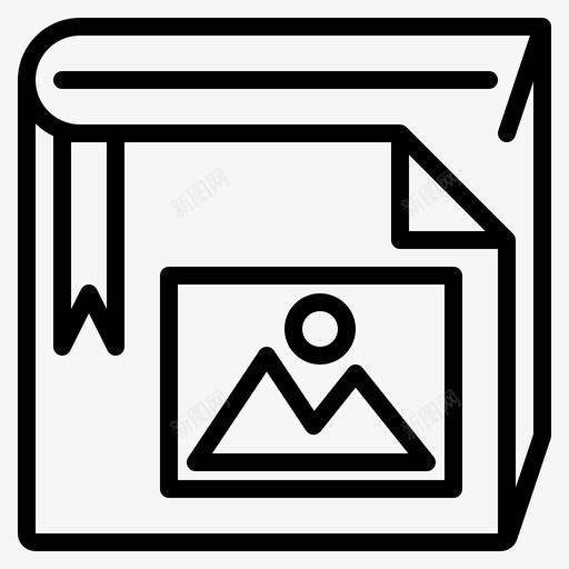 书画知识学习图标svg_新图网 https://ixintu.com 书画 书籍集 学习 知识 阅读