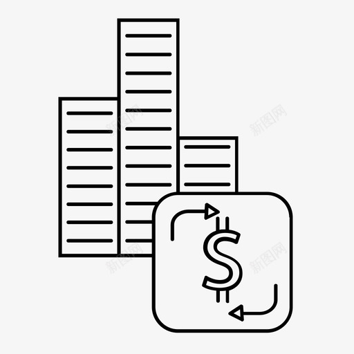公司银行业务金融科技图标svg_新图网 https://ixintu.com 公司银行业务 金融科技