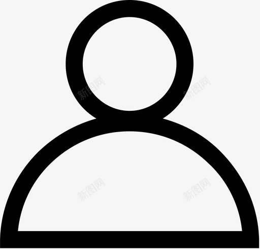 账户头像人图标svg_新图网 https://ixintu.com 个人资料 人 头像 用户 账户