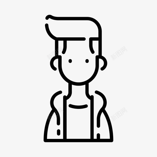 头像坏角色人图标svg_新图网 https://ixintu.com 个人资料 人 头像坏 角色