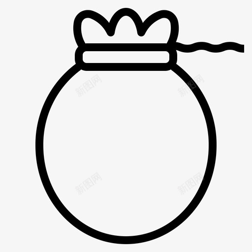 布袋硬币钱包文件袋图标svg_新图网 https://ixintu.com 包轮廓 布袋 文件袋 时装 硬币钱包 箱包
