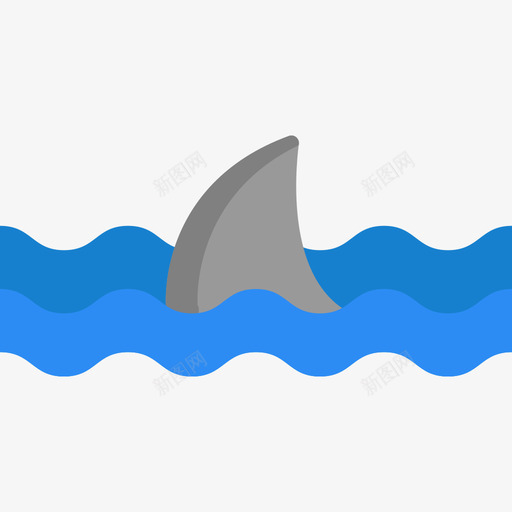 Shark澳大利亚3扁平图标svg_新图网 https://ixintu.com Shark 扁平 澳大利亚3