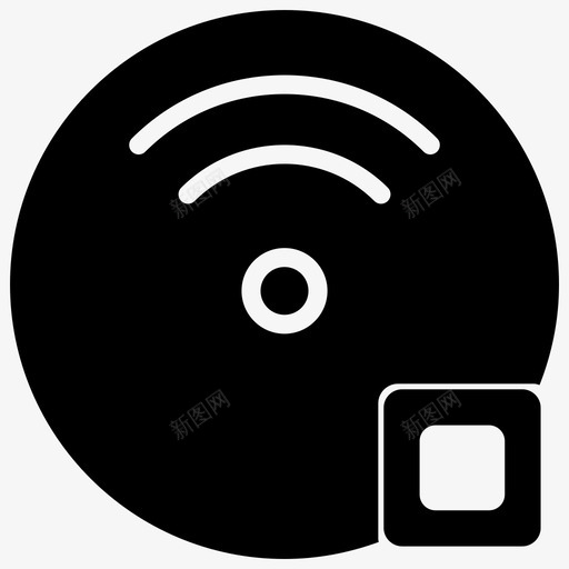 停止cd按钮磁盘图标svg_新图网 https://ixintu.com 停止cd 录制 按钮 混合2 磁盘