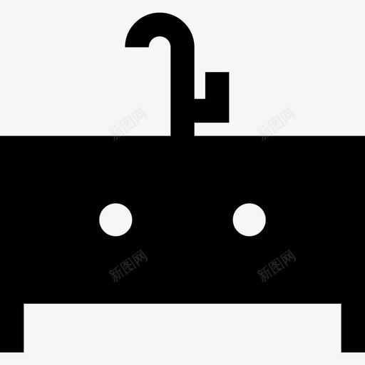 水槽家具15装满图标svg_新图网 https://ixintu.com 家具15 水槽 装满