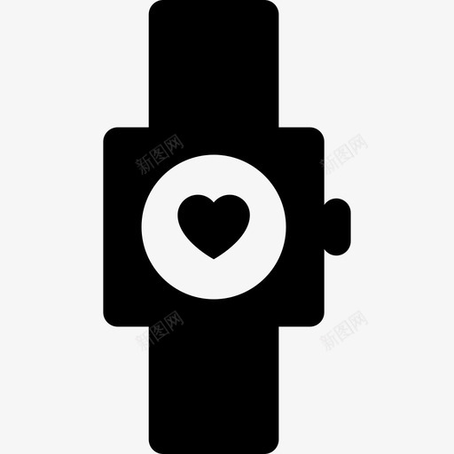 手表健身器材坚固填充图标svg_新图网 https://ixintu.com 健身器材坚固 填充 手表