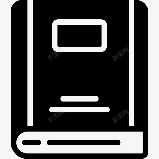 书教育8填充图标svg_新图网 https://ixintu.com 书 填充 教育8