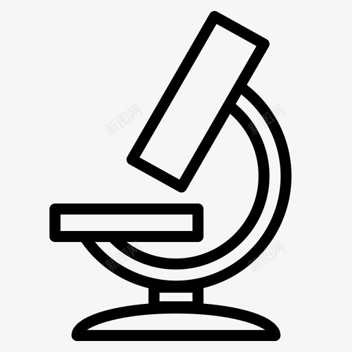 显微镜教育实验室图标svg_新图网 https://ixintu.com 学校 实验室 教育 显微镜 科学 返校大纲