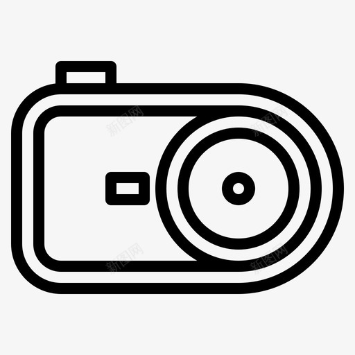 小型照相机数码相机照片图标svg_新图网 https://ixintu.com 图片 小型照相机 数码相机 照片 照相机轮廓