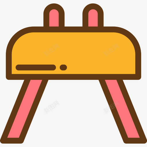 巴克健身线性颜色图标svg_新图网 https://ixintu.com 健身 巴克 线性颜色