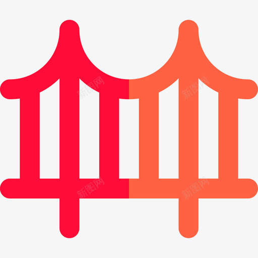 桥城市6平坦图标svg_新图网 https://ixintu.com 城市6 平坦 桥