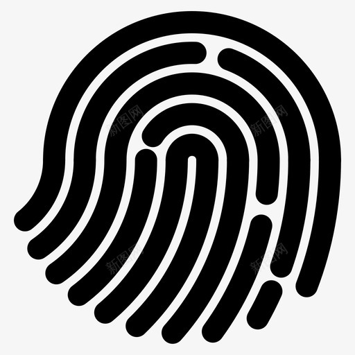 指纹扫描程序读取用户界面图标svg_新图网 https://ixintu.com 指纹扫描程序 用户界面 用户界面轮廓 读取