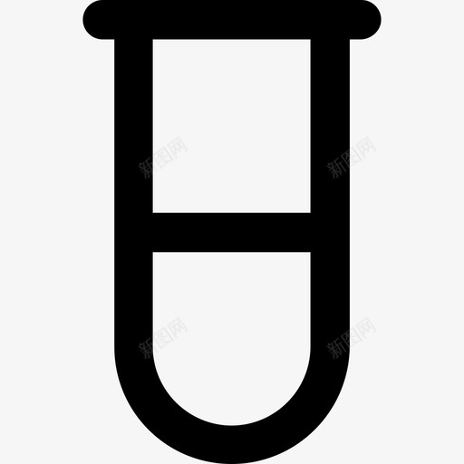 试管科学元素2粗体圆形图标svg_新图网 https://ixintu.com 科学元素2 粗体圆形 试管