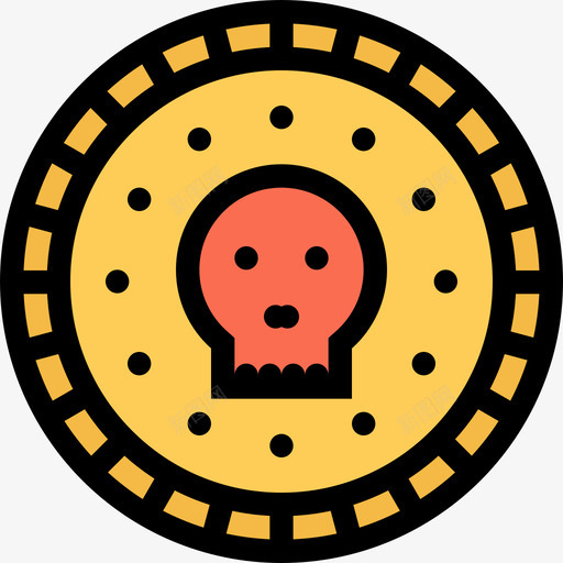 硬币坏男孩颜色图标svg_新图网 https://ixintu.com 坏男孩 硬币 颜色