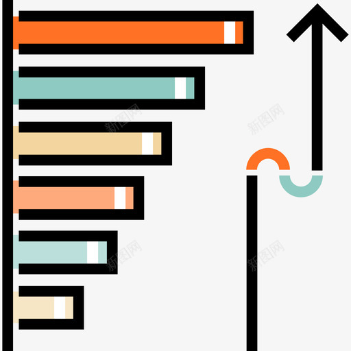 条形图生产率4线颜色图标svg_新图网 https://ixintu.com 条形图 生产率4 线颜色