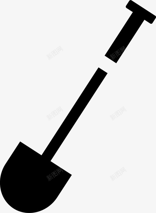 铲子园艺养护园艺工具图标svg_新图网 https://ixintu.com 园艺养护 园艺工具 草坪养护 草坪工具 铁锹 铲子