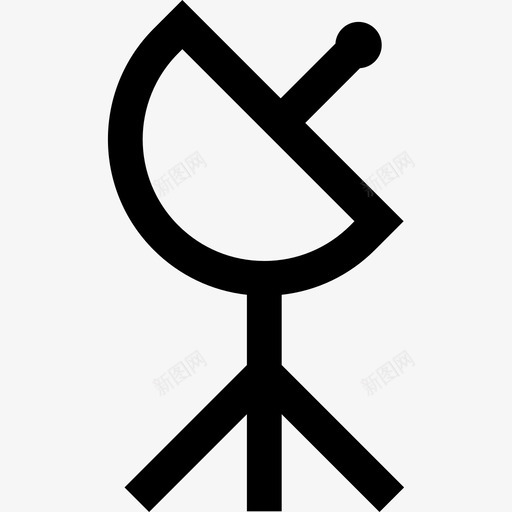 卫星天线通信32线性图标svg_新图网 https://ixintu.com 卫星天线 线性 通信32
