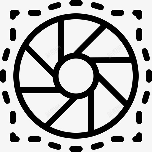 透镜工具概述线性图标svg_新图网 https://ixintu.com 线性 设计工具概述 透镜