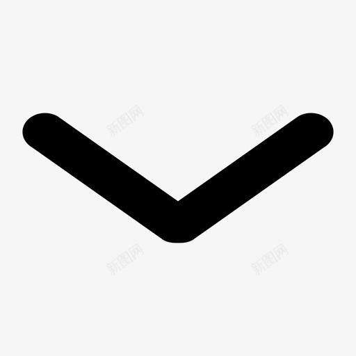 侧栏_下箭头svg_新图网 https://ixintu.com 侧栏_下箭头 nav_arrow_down