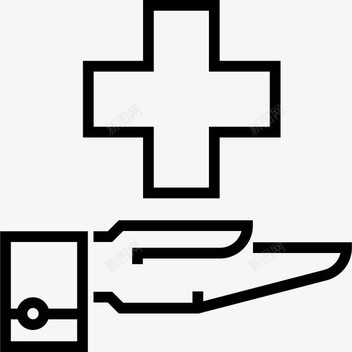医院健康和医疗10直线图标svg_新图网 https://ixintu.com 健康和医疗10 医院 直线