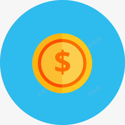 硬币商业购物汇编图标svg_新图网 https://ixintu.com 商业 硬币 购物汇编