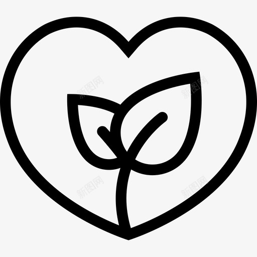 芽生态学11线状图标svg_新图网 https://ixintu.com 生态学11 线状 芽