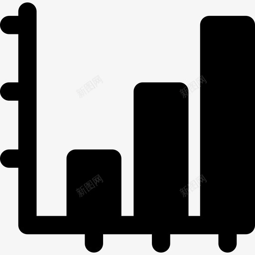 条形图业务和管理3已填充图标svg_新图网 https://ixintu.com 业务和管理3 已填充 条形图