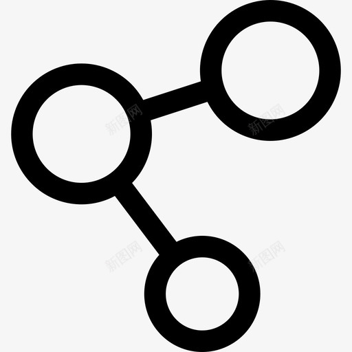 分子高中组2直线型图标svg_新图网 https://ixintu.com 分子 直线型 高中组2