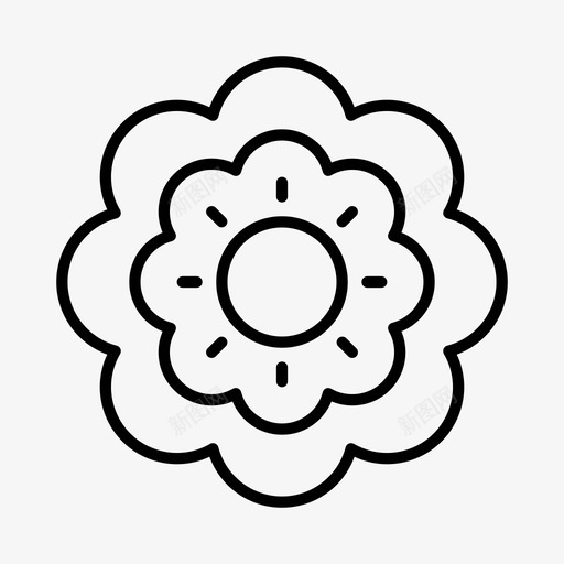 花植物春天图标svg_新图网 https://ixintu.com 春天 植物 花