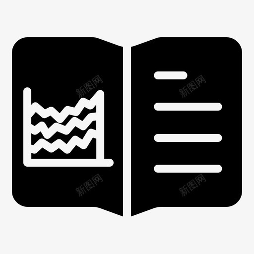 分析书籍图表图标svg_新图网 https://ixintu.com 书籍 分析 图表 报告