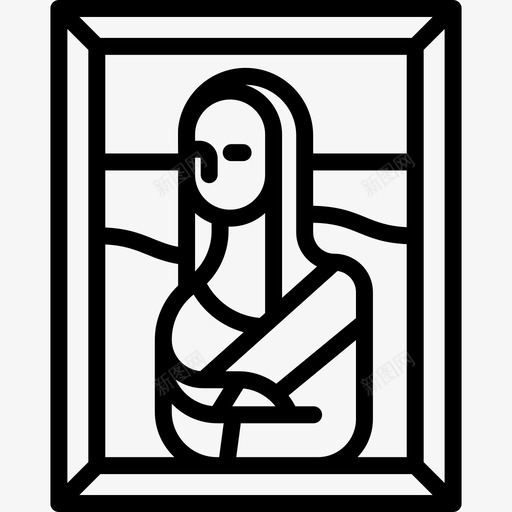 绘画博物馆4线性图标svg_新图网 https://ixintu.com 博物馆4 线性 绘画