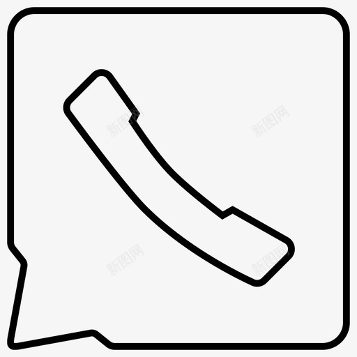 电话音频信息电话云图标svg_新图网 https://ixintu.com squareicons线 电话 电话云 音频信息