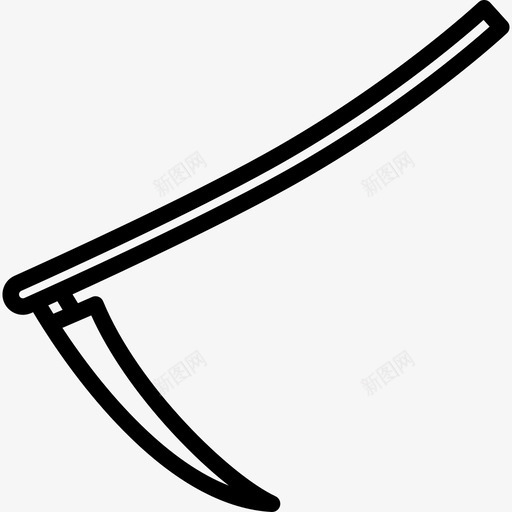 镰刀秋季元素3直线型图标svg_新图网 https://ixintu.com 直线型 秋季元素3 镰刀