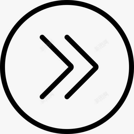 快进箭头设置直线图标svg_新图网 https://ixintu.com 快进 直线 箭头设置