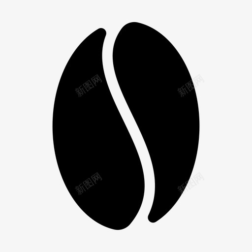 咖啡豆咖啡因种子图标svg_新图网 https://ixintu.com 17072018 咖啡因 咖啡豆 种子