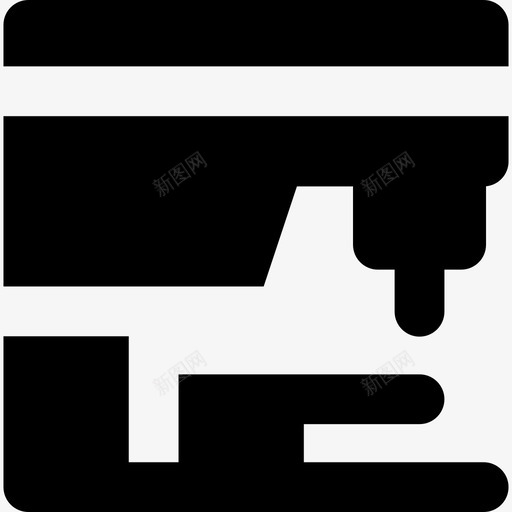 工业机器人工厂机械3填充图标svg_新图网 https://ixintu.com 填充 工业机器人 工厂机械3