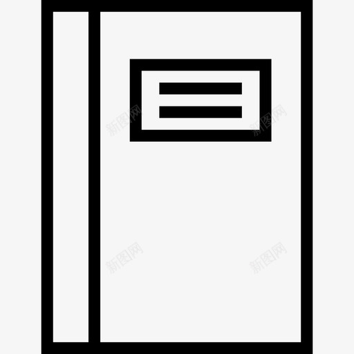 笔记本必备套装2直线型图标svg_新图网 https://ixintu.com 必备套装2 直线型 笔记本