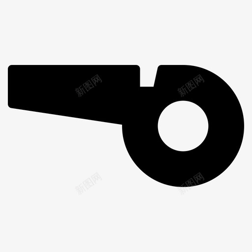 哨声吹哨裁判图标svg_新图网 https://ixintu.com 吹哨 哨声 声音 球和运动元素 裁判