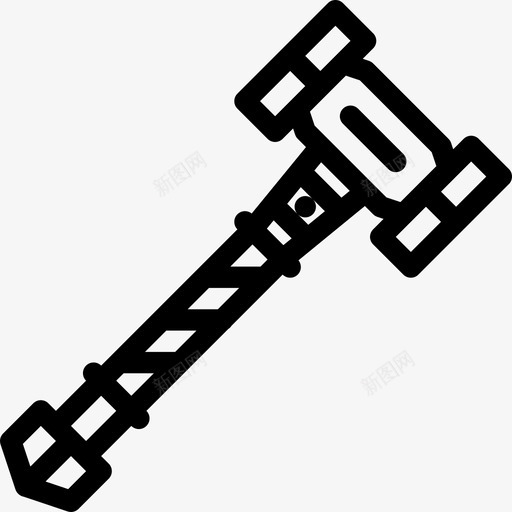 斧头战争3直系图标svg_新图网 https://ixintu.com 战争3 斧头 直系