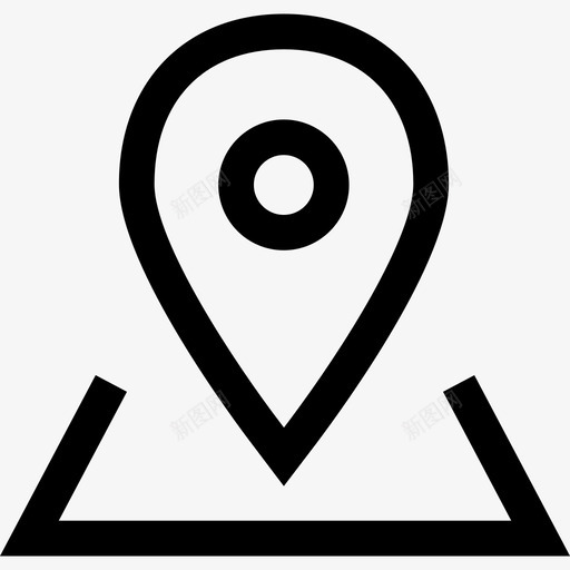 占位符户外度假线性图标svg_新图网 https://ixintu.com 占位符 户外度假 线性