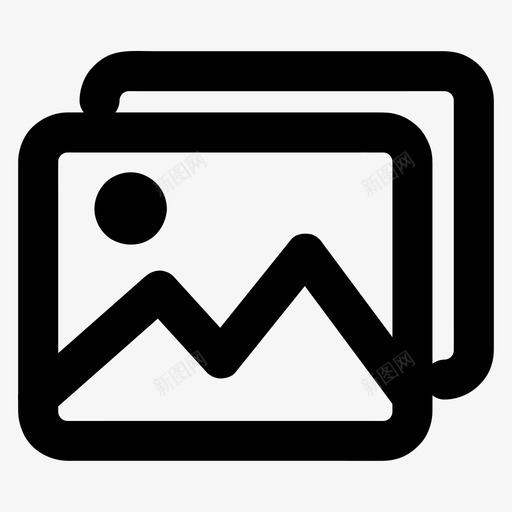 多媒体资料图像照片图标svg_新图网 https://ixintu.com 图像 图片 基本图标所有尺寸 多媒体资料 照片 缩略图