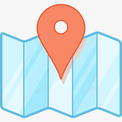 地图界面元素线颜色图标svg_新图网 https://ixintu.com 地图 界面元素 线颜色