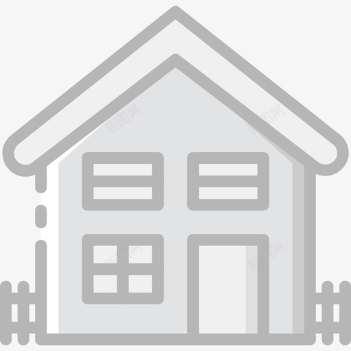 房子必需品2线性颜色图标svg_新图网 https://ixintu.com 必需品2 房子 线性颜色