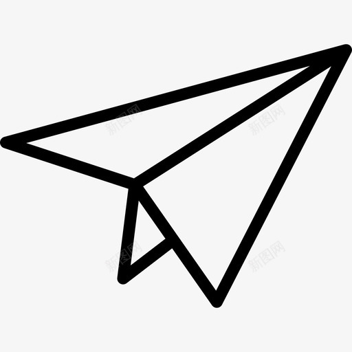 纸平面基本集合2线性图标svg_新图网 https://ixintu.com 基本集合2 纸平面 线性