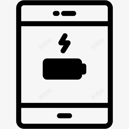 电池充电设备显示器图标svg_新图网 https://ixintu.com ipad 平板电脑 平板电脑vol2 技术 显示器 电池充电 设备