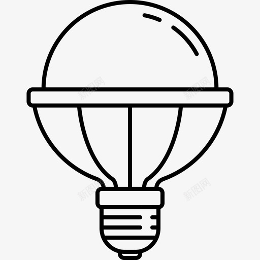 灯泡科学与设备5128px线图标svg_新图网 https://ixintu.com 128px线 灯泡 科学与设备5